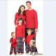 Christmas Parent-Child Letter Print Pajamas Suit YLDF-2286