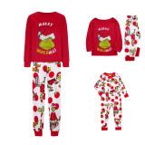 Christmas Print Family Home Parent-child Pyjamas Set GSGS-0683