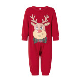 Christmas Reindeer Print Matching Family Pajama Set YLDF-2461