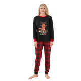 Christmas Print Pajama Set Parent-Child Matching Set YLDF-6699