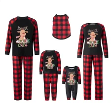 Christmas Print Pajama Set Parent-Child Matching Set YLDF-6699