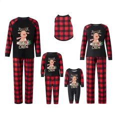 Christmas Print Pajama Set Parent-Child Matching Set YLDF-6699