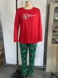 Christmas Claus Print Pajama Family Set GSGS-0633