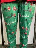 Christmas Claus Print Pajama Family Set GSGS-0633