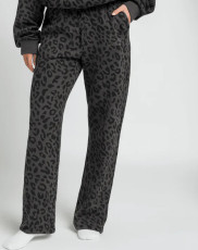 Leopard Print Micro Flare Pants GLJS-B8363