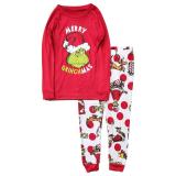 Christmas Print Family Home Parent-child Pyjamas Set GSGS-0683