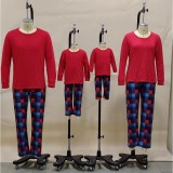 Christmas Parent-Child Letter Print Pajamas Suit YLDF-2286