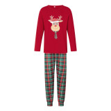 Christmas Reindeer Print Matching Family Pajama Set YLDF-2461