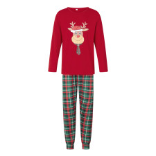 Christmas Reindeer Print Matching Family Pajama Set YLDF-2461