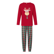 Christmas Reindeer Print Matching Family Pajama Set YLDF-2461