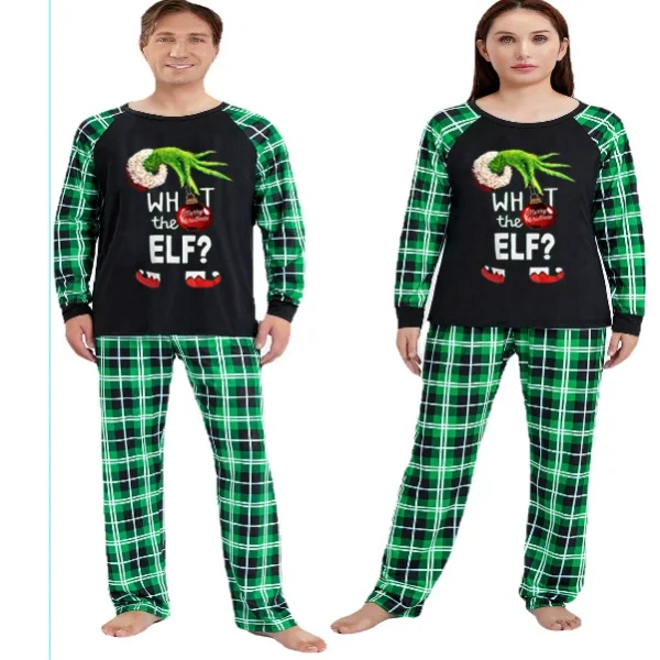 Homewear Pajama Christmas Set Parent-Child Set YLDF-2401