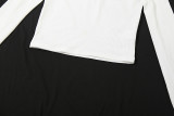 Off Shoulder Fur NeckT-Shirt Top XEF-K25L82448