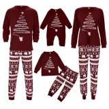 Christmas Print Family Matching Pajama Sets GSGS-0570