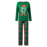 Christmas Printed Matching Family Long-Sleeve Pajama Set GSGS-0791