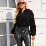 Long Sleeve Zipper Loose Coats ZSD-0773