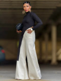 Retro White Micro Flared Jeans GYLN-1883