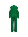 Contrast Color Sports Zipper Two Piece Pants Set GWSF-T814872942