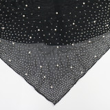 Fashion Slim Solid Color Dress Cape Two-Piece Set CYA-902075