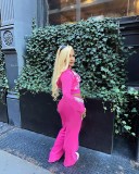 VIP1 Letter Print Hooded Long Sleeve Pants Suit GMOY-XS0023