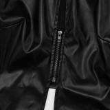 Solid Color Cardigan Zpper Jackets GSZM-C25TP306