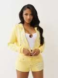 Letter Print Long Sleeve Hooded Shorts Suit GFCF-1416