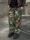 Camouflage Print Loose Jeans XCFF-14229