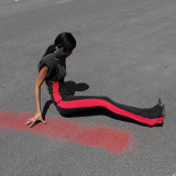 Sport Contrast Color Casual Pants MXBF-Q25PT336