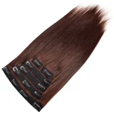 human hair Wig Lace Clip Straight Hair 6-Piece Set JFDX-81789