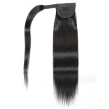 Human Hair Wig Velcro Ponytail  JKLS-61327