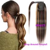 Human Hair Wig Velcro Ponytail  JKLS-61327
