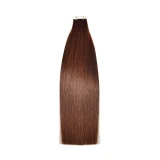 PU Real Hair Tape-in Hair Extensions Wigs JFDX-80388