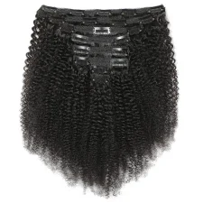 Human Hair Afro Kinky Curly Clip-In Hair JKLS-27992
