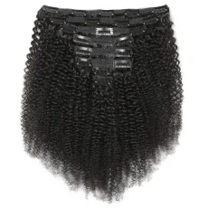 Human Hair Afro Kinky Curly Clip-In Hair JKLS-27992