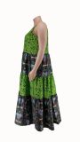 Plus Size Print Sleeveless Maxi Dress GCYF-9319