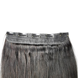 Human Hair Straight Multi-Color Seamless Hair Extensions JKLS-27279