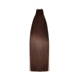 PU Real Hair Tape-in Hair Extensions Wigs JFDX-80388
