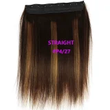 Human Hair Straight Multi-Color Seamless Hair Extensions JKLS-27279