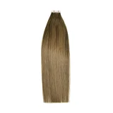 PU Real Hair Tape-in Hair Extensions Wigs JFDX-80388