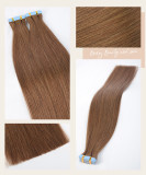 PU Real Hair Tape-in Hair Extensions Wigs JFDX-80388