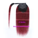 Human Hair Wig Velcro Ponytail  JKLS-61327