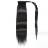 Human Hair Wig Velcro Ponytail  JKLS-61327