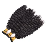 Human Hair Wigs Crystal Tip Hair Extensions JFDX-17622