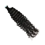 Human Hair Invisible Seamless Hair Extensions Wig JFDX-99678