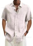 Plus Size Men's Fashion Solid Color Shirt GSZE-ST22092