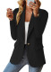 Solid Color Long Sleeve Blazers GSZE-ST23138