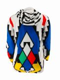 Long Sleeve Print Hooded Mini Dress GCYF-9183