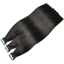 Human Hair Invisible Seamless Hair Extensions Wig JFDX-99678