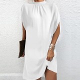 Fashion Round Neck Loose Dress GSZE-ST23086