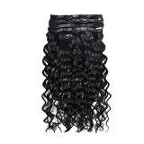 Real Hair PU Clip-On Hair Extensions Wigs JFDX-69145