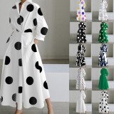 Fashion Long Sleeve Printed Dress GSZE-ST23129